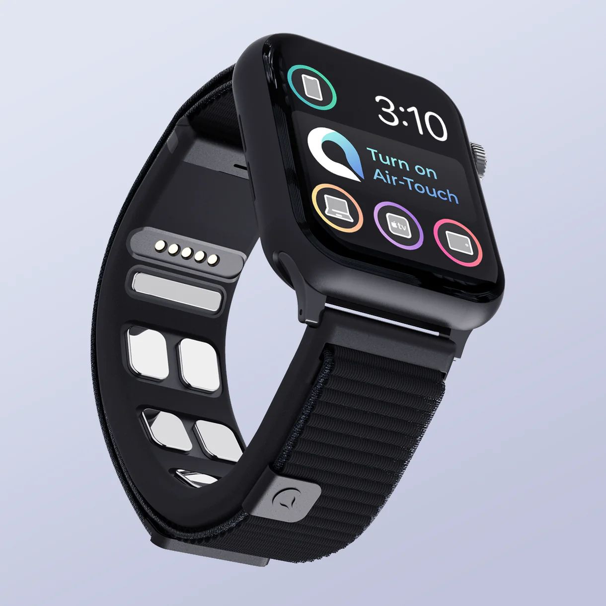 Ремешок MUDRA BAND Black для Apple Watch с функцией управления жестами (размер 38-41)