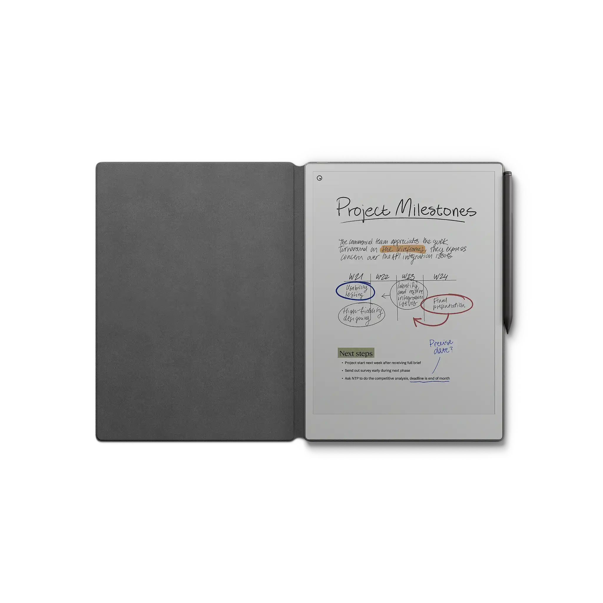 Чехол для планшета Remarkable Paper Pro Book Folio Black
