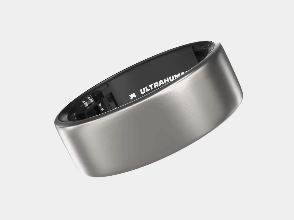 Умное Кольцо Ultrahuman Ring Air Raw Titanium US13