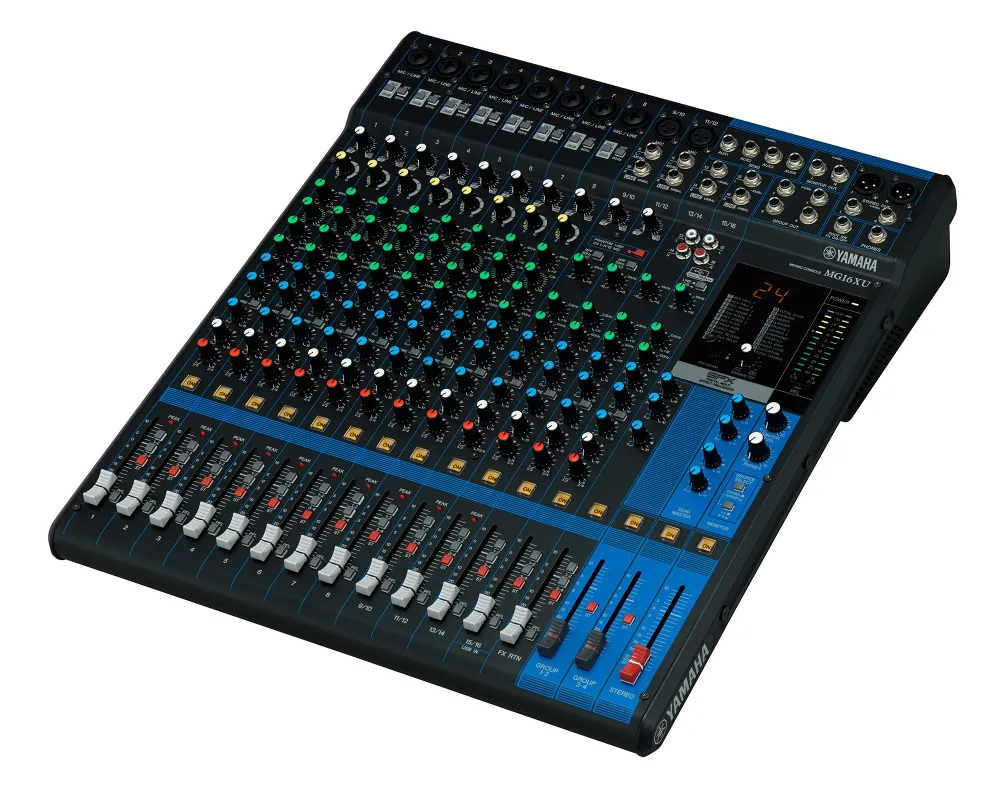 YAMAHA MG16XU Mixing Console микшерный пульт (новое, без оригинальной коробки, УЦЕНКА)