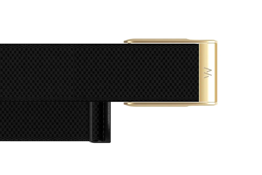 Whoop MG Superknit Luxe Obsidian/Gold - люкс ремешок для браслета Whoop MG