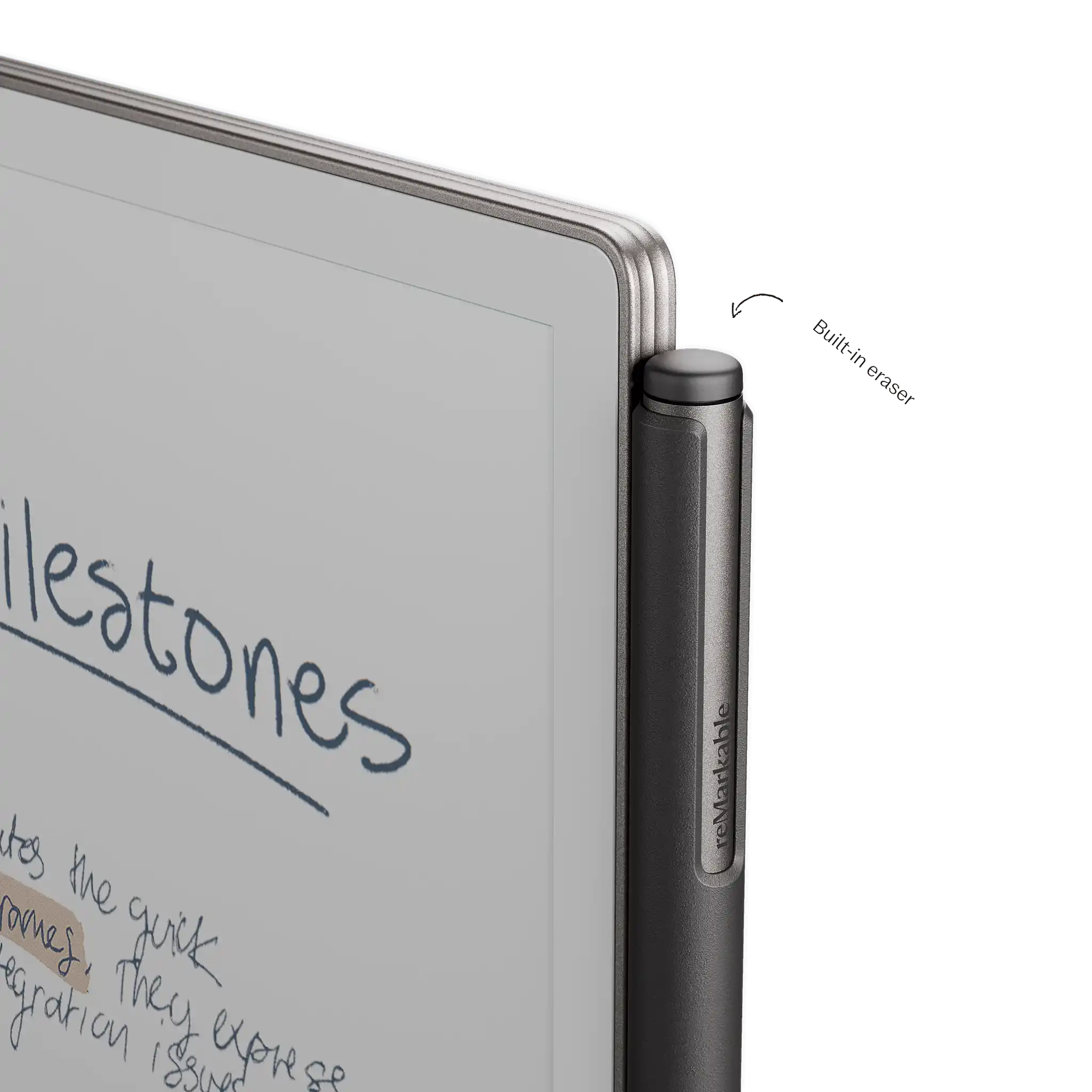 НАБОР: Remarkable Move Paper Pro с Marker Plus с ластиком и черным кожаным чехлом Black Folio