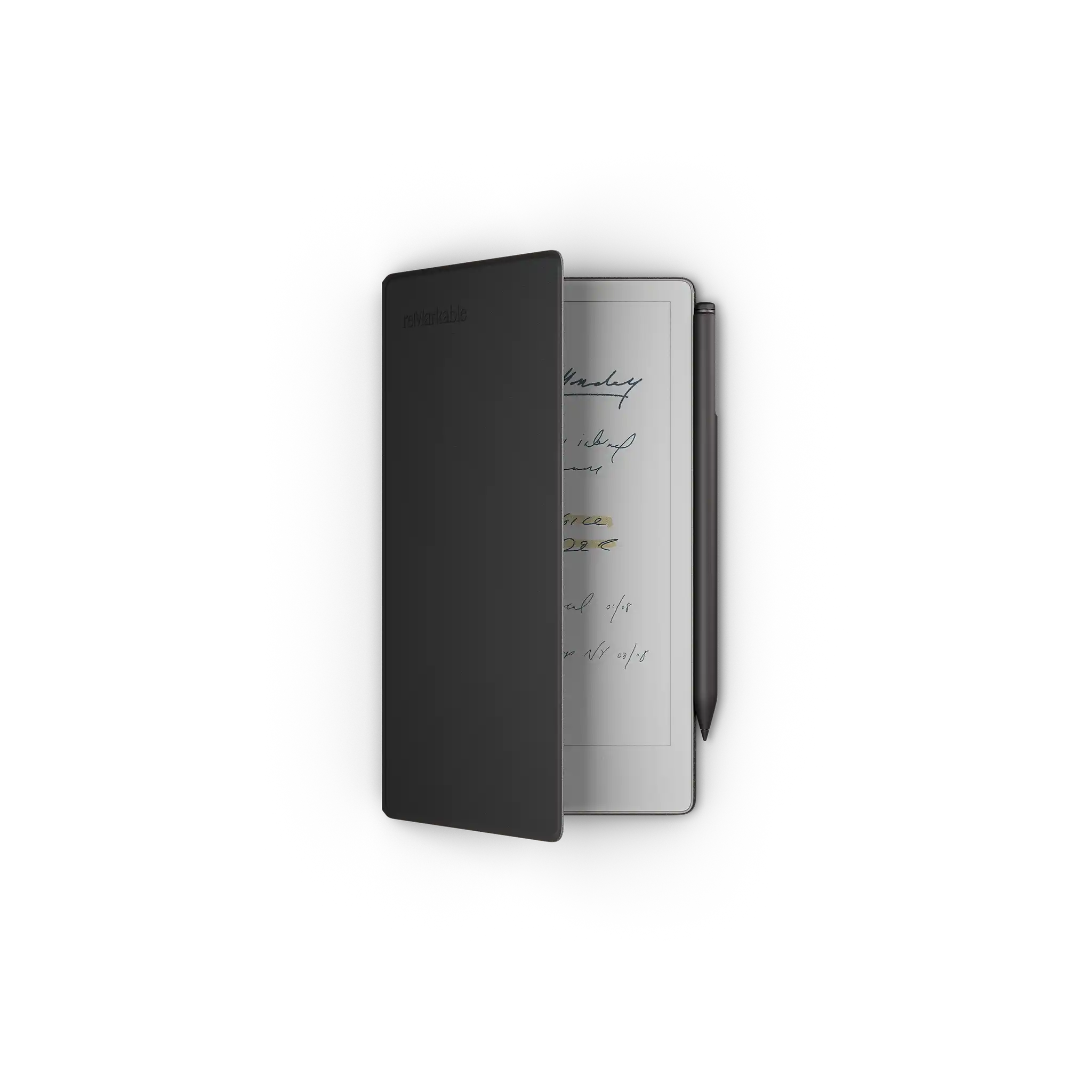 НАБОР: Remarkable Move Paper Pro с Marker Plus с ластиком и черным кожаным чехлом Black Folio