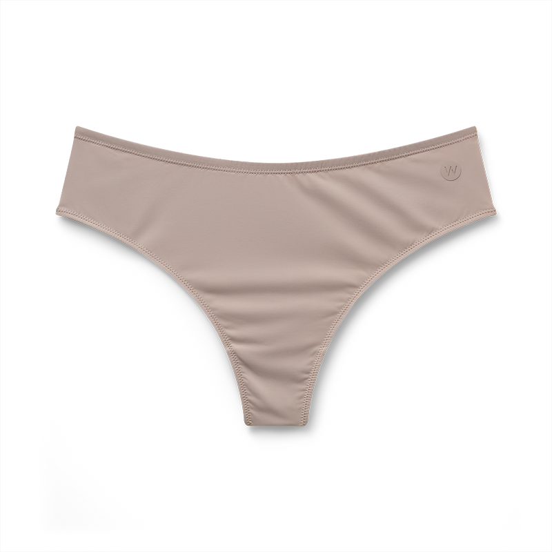 Whoop трусы-стринги женские Essential Thong | Sensor Enabled (Taupe M)