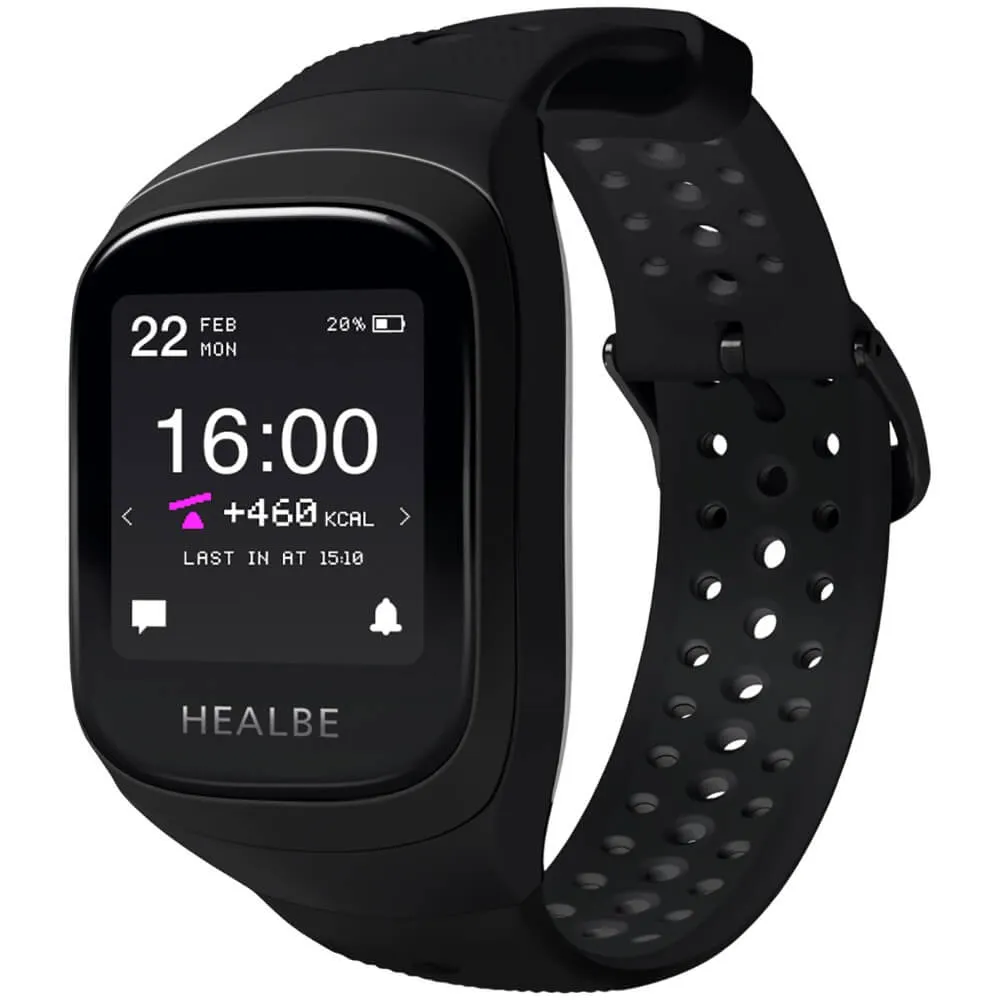 Спортивный браслет healbe GoBe3 smart band obsidian