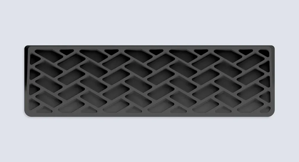Подставка под руку Wooting Wrist Rest 80HE Black