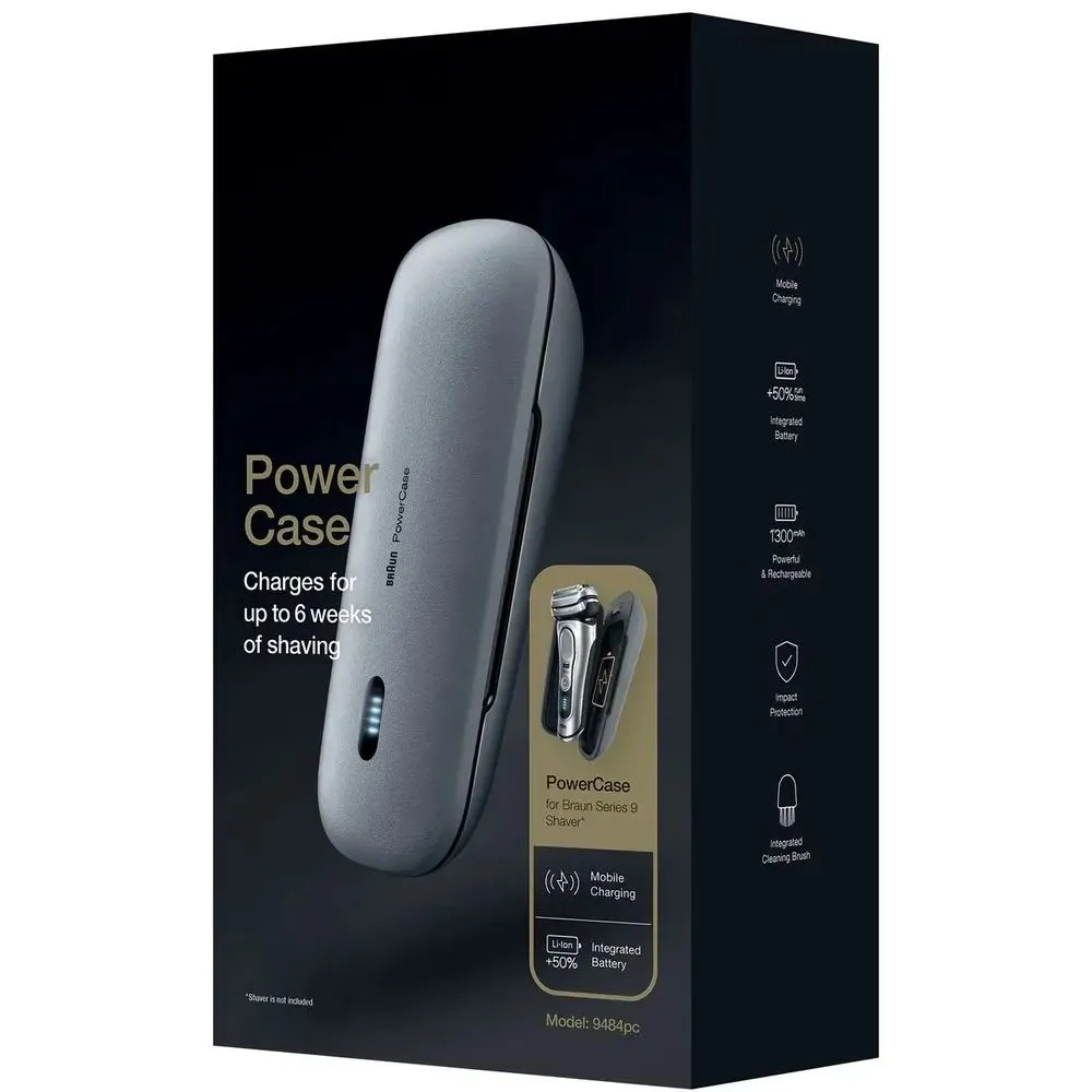Чехол-зарядная станция Braun series 9 power case model 9484pc