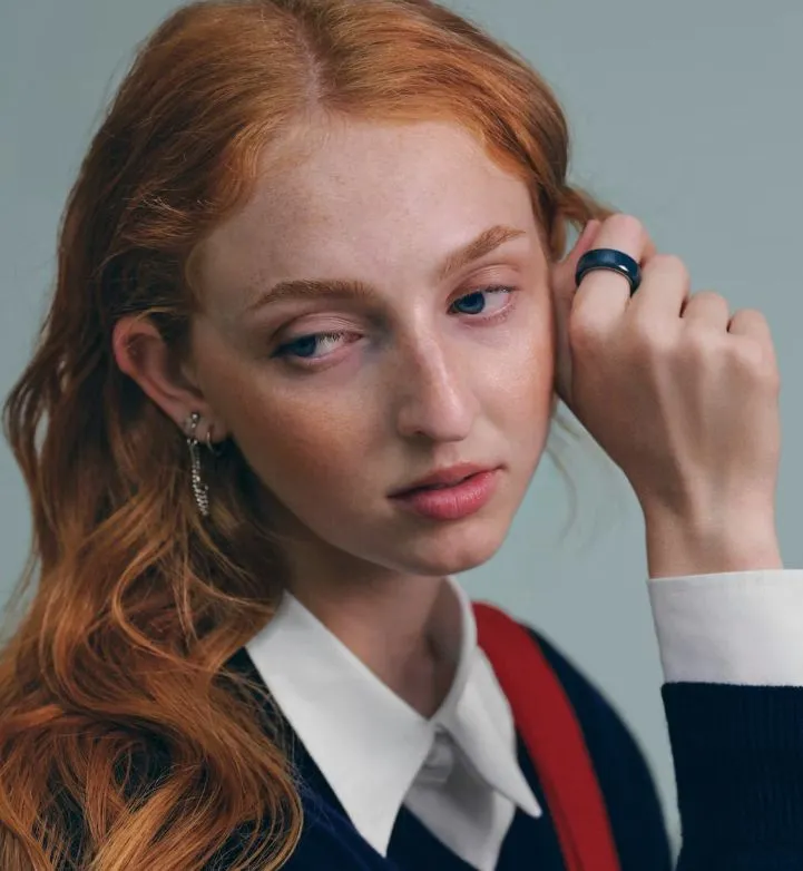  Кольцо OURA RING 4 Ceramic Midnight (Полночь) - Размер 8