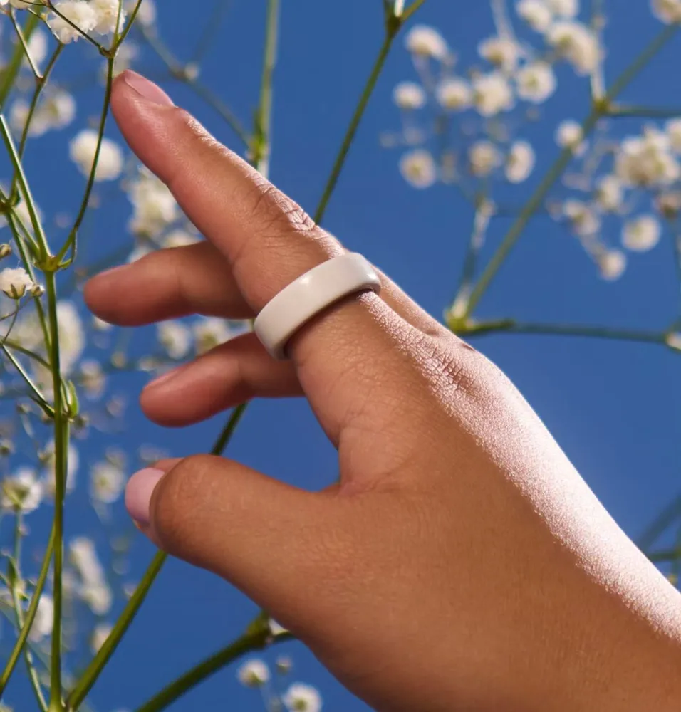 Кольцо OURA RING 4 Ceramic Cloud (Облако) - Размер 13
