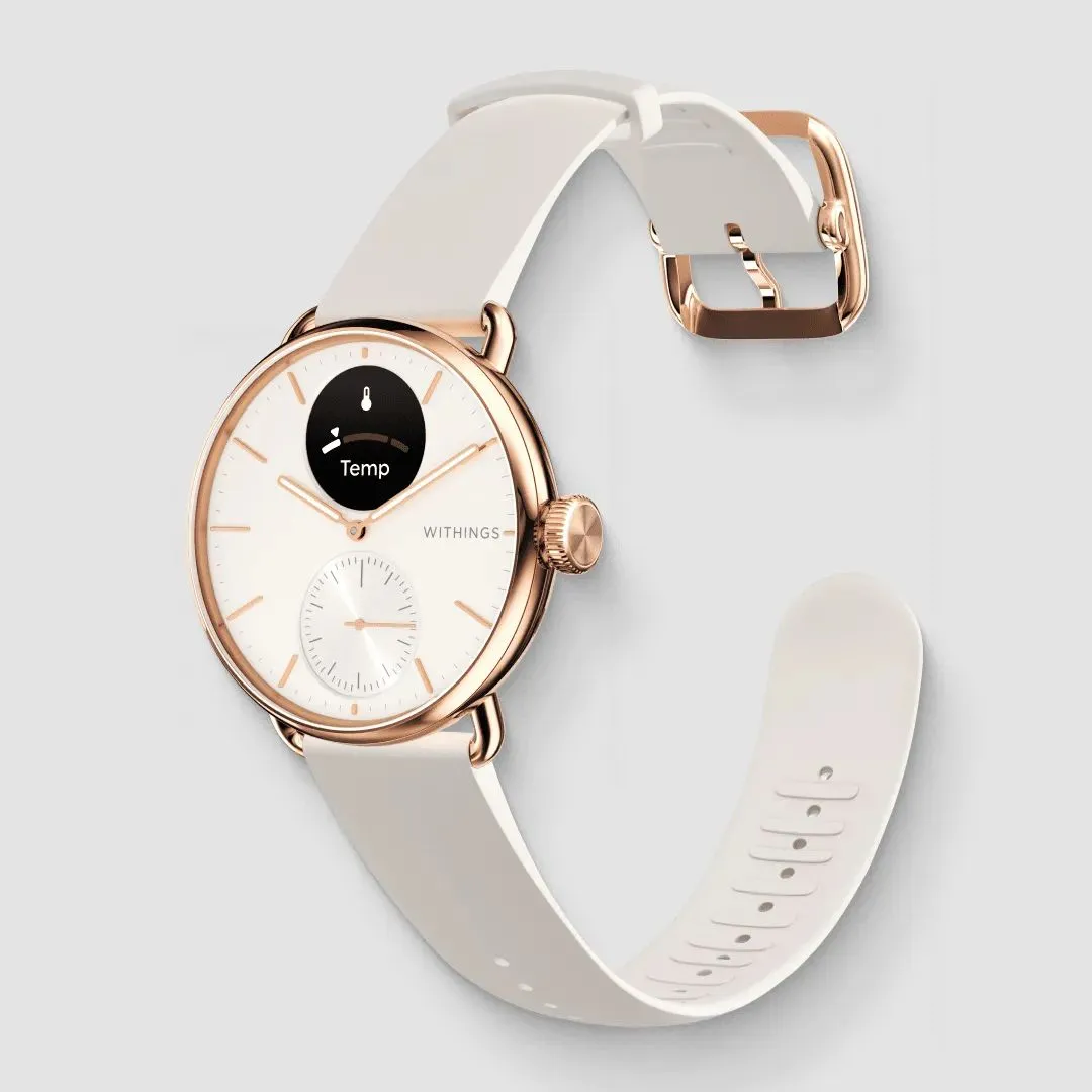 Умные часы WITHINGS ScanWatch 2 - 38 mm Sand  Rose Gold