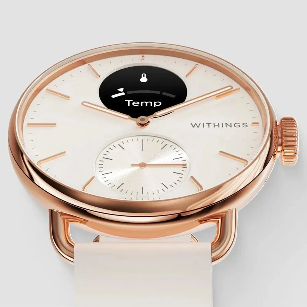 Умные часы WITHINGS ScanWatch 2 - 38 mm Sand  Rose Gold