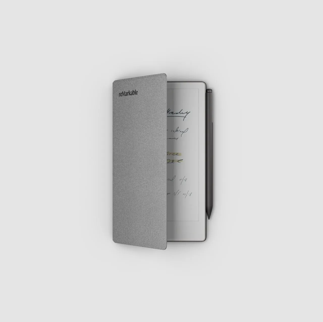 Набор reMarkable Paper Pro Move (планшет + стилус с ластиком + чехол книжка серого цвета)