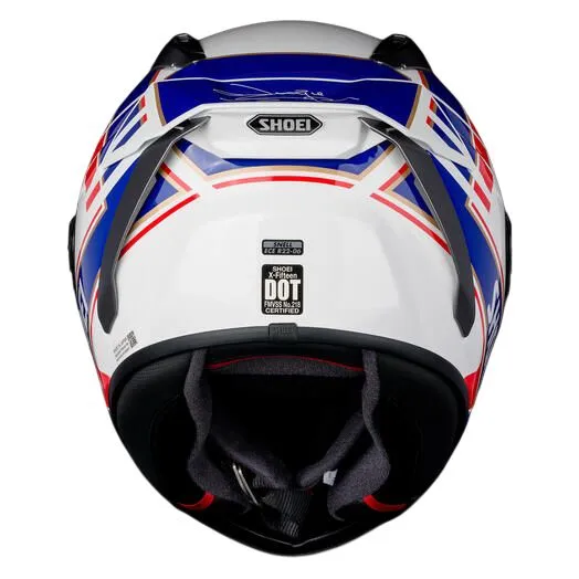 Шлем Shoei X-Fifteen Gardner TC-2 blue/gold (M-размер)