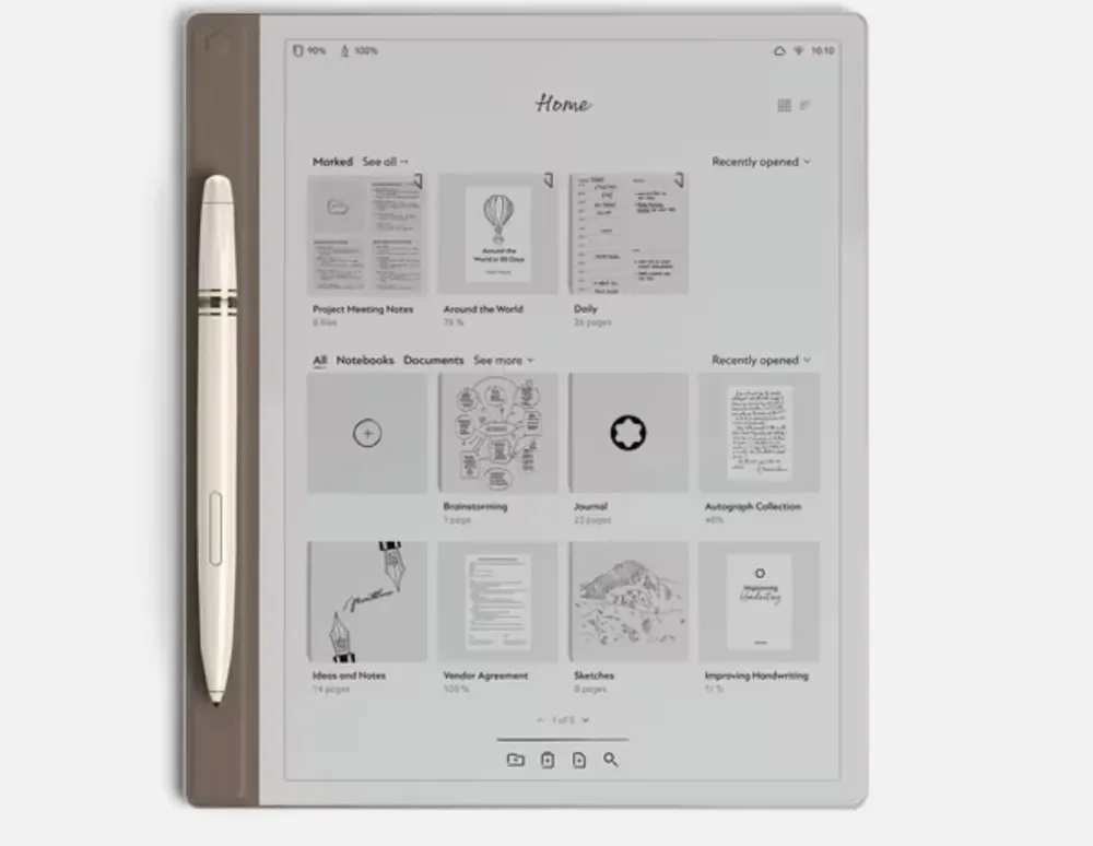 Графический планшет MontBlanc Digital Paper Gold