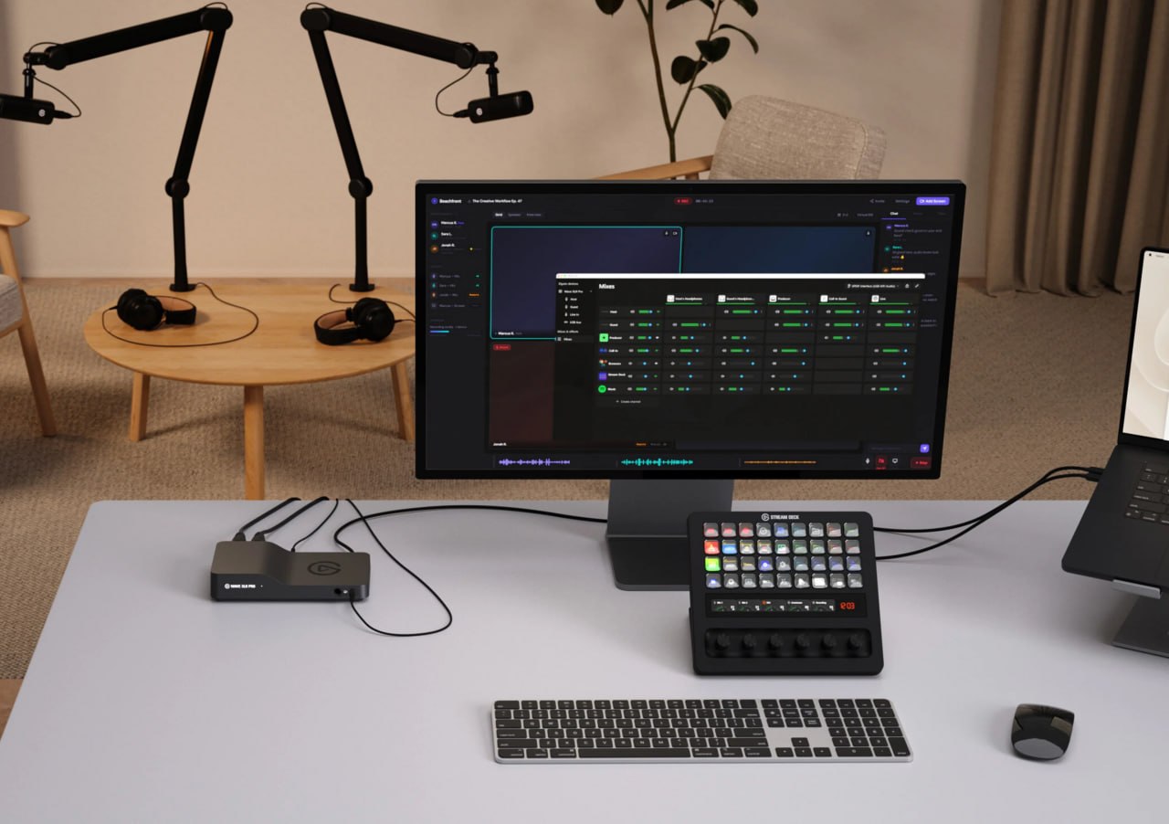 Elgato Stream Deck+ XL (32 клавиши + 6 регуляторов) - контроллер для стриминга