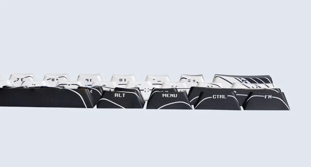 Кейкапы для клавиатур Wooting Keycaps Black  White