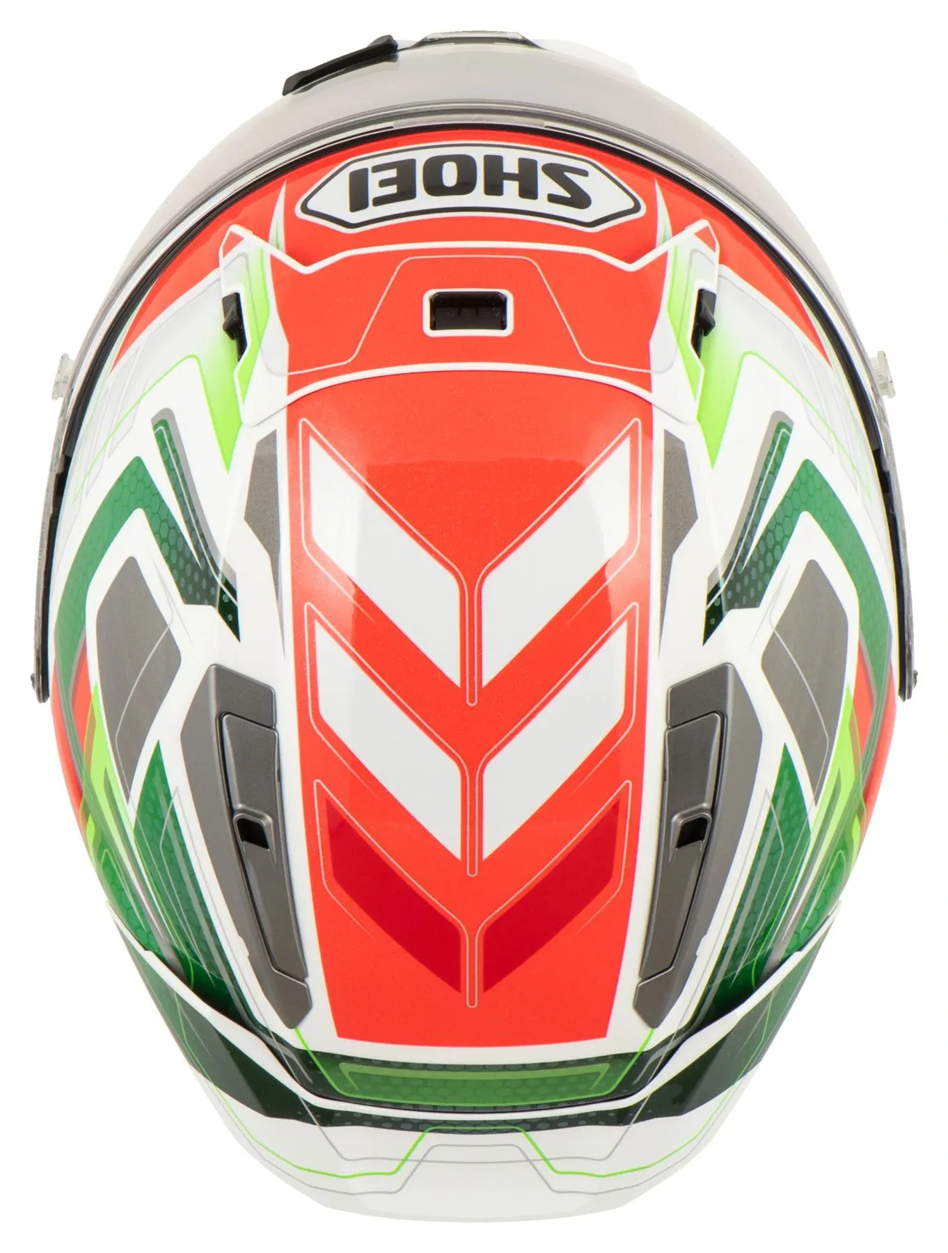 Шлем Shoei X-Fifteen Escalate TC-4 размер L green-red