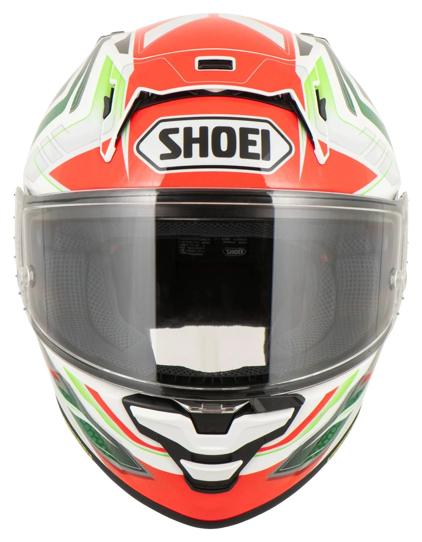 Шлем Shoei X-Fifteen Escalate TC-4 размер L green-red