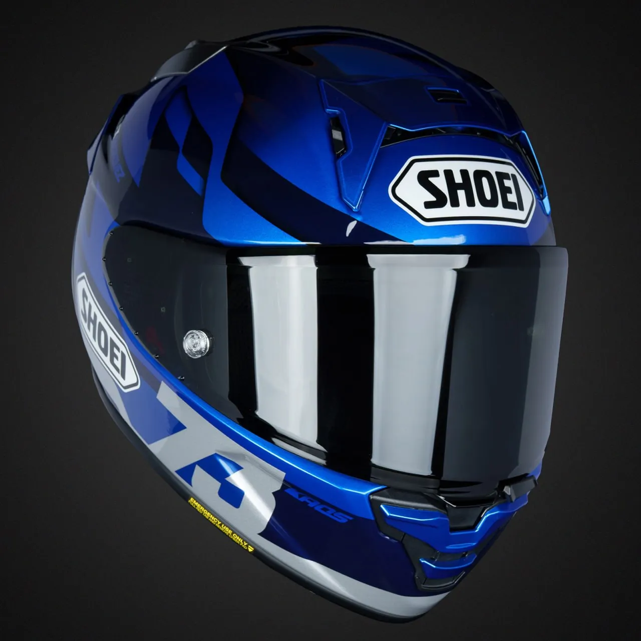 Шлем SHOEI X-Fifteen Alex Marquez 73 V3 TC-2 размер M blue-silver
