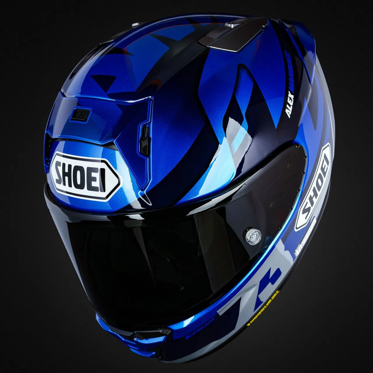 Шлем SHOEI X-Fifteen Alex Marquez 73 V3 TC-2 размер L blue-silver