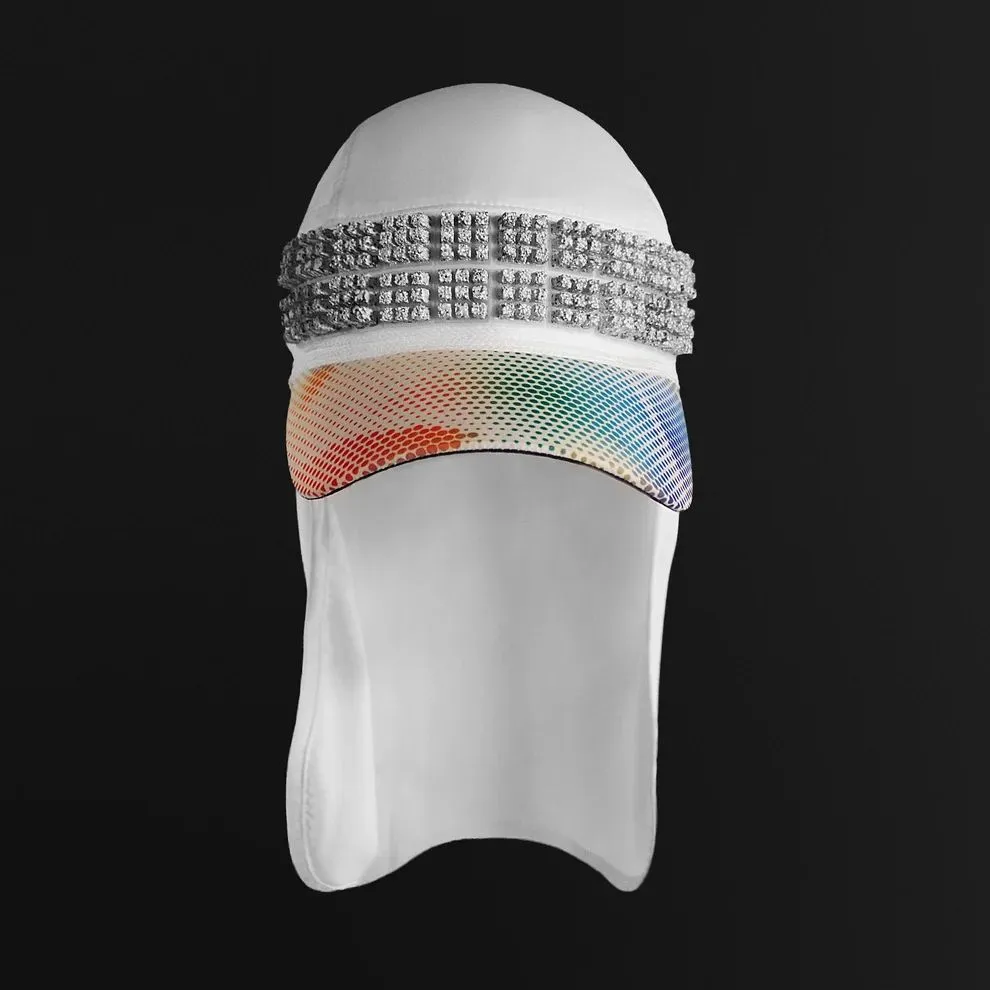 Кепка для бега Omius Trail Cap with Cooling Pieces (L White)