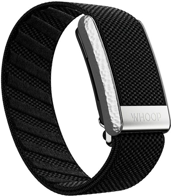 Ремешок Для Браслета Whoop Superknit Hammered Luxe Onyx with Hammered platinum